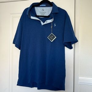 Tailorbyrd men’s polo XXL. Navy blue. Brand new.